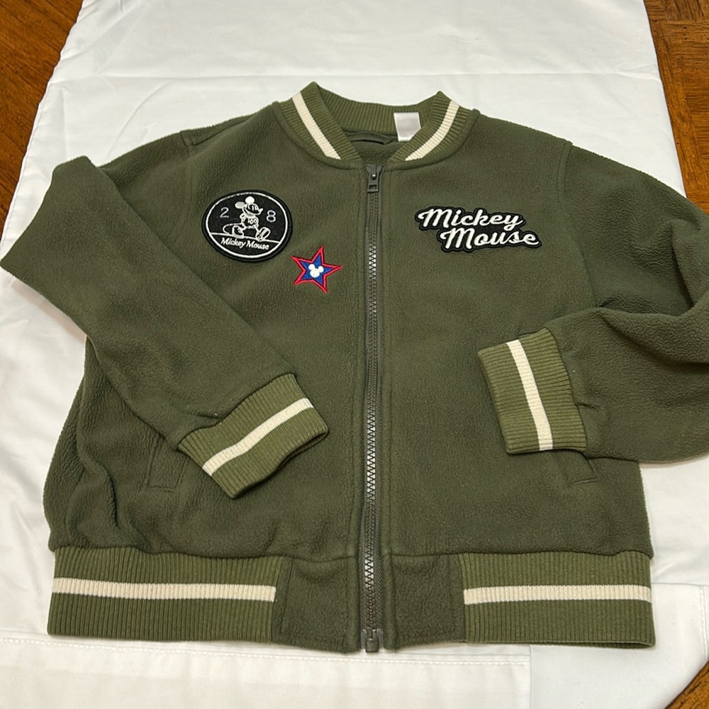 Disney/uniglo Mickey Mouse jacket. Fleece fabric.